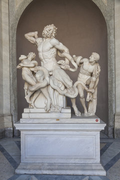 Laocoonte y sus hijos. Museos Vaticanos, Roma