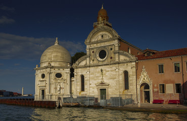 Fototapeta na wymiar Lonely Church in Venice, Italy