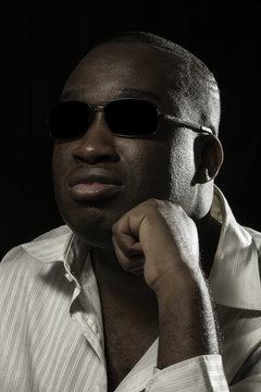 Blind Nigerian Man