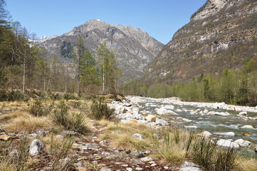 Fototapeta premium Verzasca valley, Switzerland