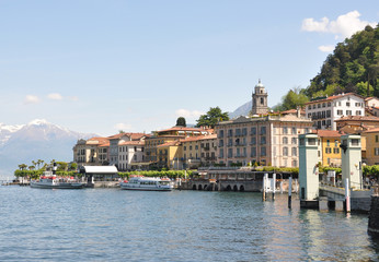  Bellagio town at the famous Italian lake Como