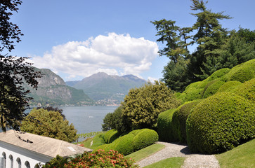 Villa Melzi in Bellagio town at the famous Italian lake Como