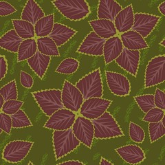 Seamless grunge leaf texture 514