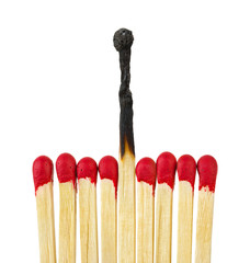 Matches - leadership or inspiration concept