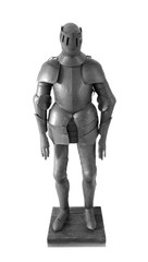 Obraz premium old french soldier armor isolated on white