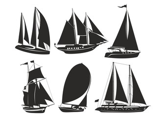 silhouette of a ship