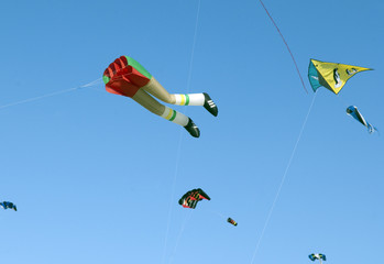 Drachen, Flugdrachen, Strand, Sankt Peter-Ording,