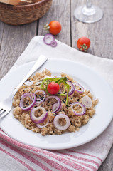Fresh quinoa salad
