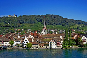 Fototapeta na wymiar Stein am Rhein niedaleko Schaffhausen (Szwajcaria)