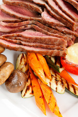 roasted beef with vegetables