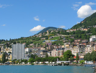 Fototapeta na wymiar Montreux, Switzerland