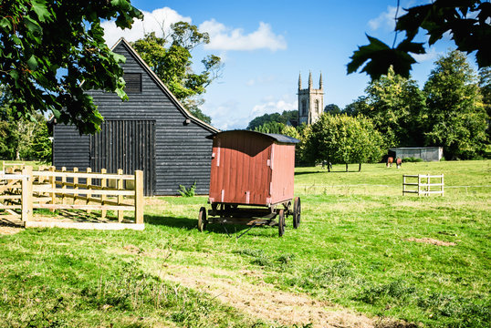 Village Scene - Chawton Hampshire UK