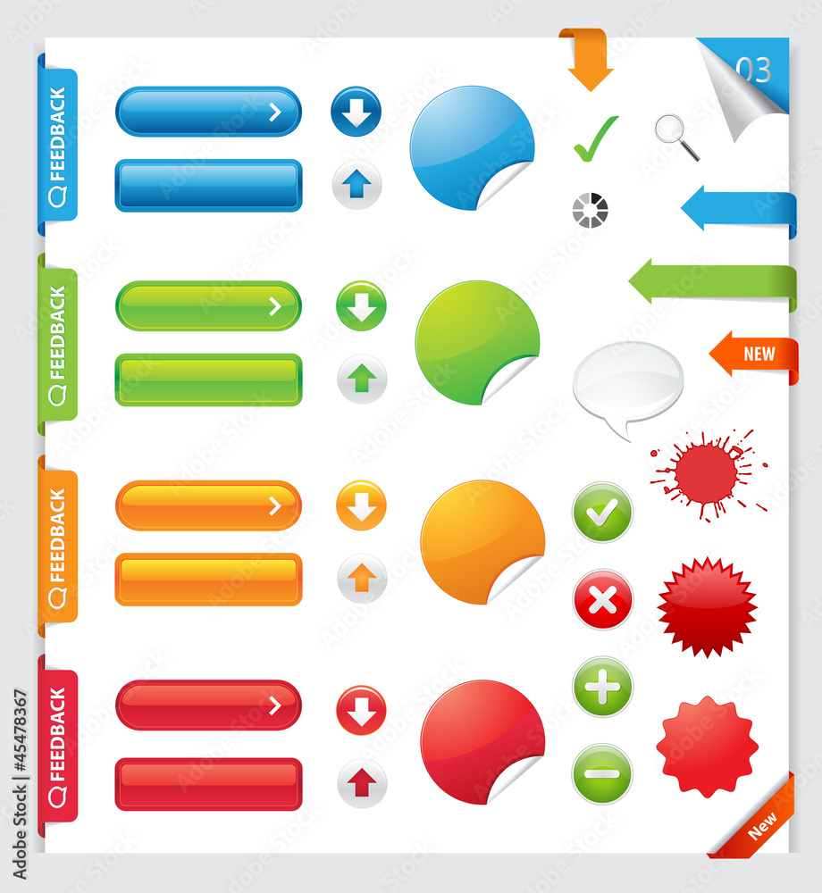 Canvas Prints web design elements