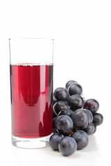 isolated grape juice