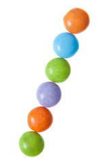 Schokolinsen ABC - Schrägstrich