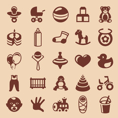 Vector design elements for children and kids