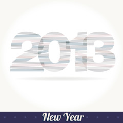 New 2013 year greeting card vector