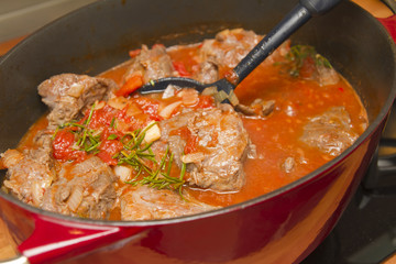 Geschmorte Kalbsbacken