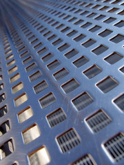 Blue steel grid