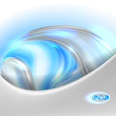 Abstract blue eco background