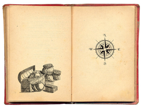 Pirate book illustration
