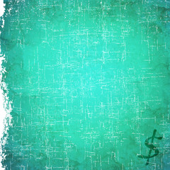 Obraz premium Dollar icon on old paper background and pattern