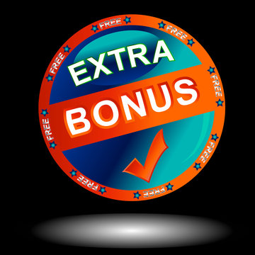 Blue bonus icon