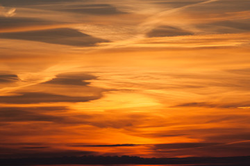 Fototapeta na wymiar Dramatic sunset
