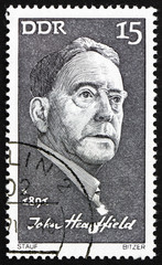 Postage stamp GDR 1971 John Heartfield