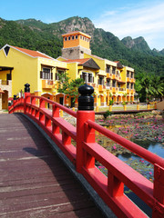 Oriental village. Langkawi island, Malaysia