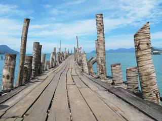 Pathway to the sea. Langkawi, Malaysia