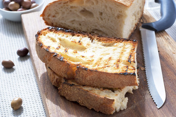 pane bruschetta e olive