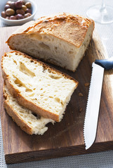 pane fresco per bruschetta