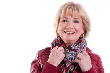 Attraktive Rentnerin