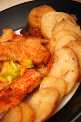 potato with chicken