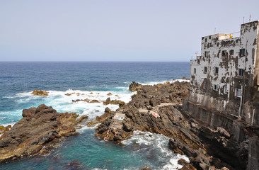 Fototapeta na wymiar Puerto de la Cruz, Teneryfa wyspy