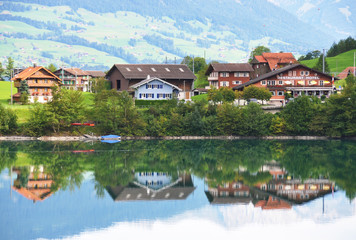 Lungerer lake, Switzerland