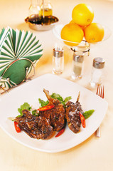 Lamb chop on the bone