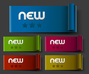 Design of advertisement labels.