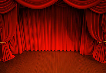 Fototapeta premium curtains