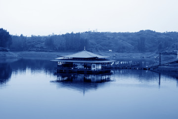 pavilion built on water