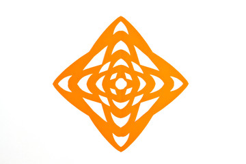 abstract paper cut pattern