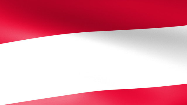 Austria Flag Waving