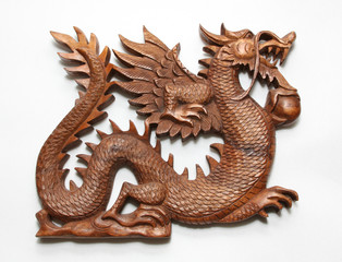 Chinese wooden dragon