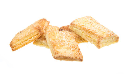 sweet cookies isolated on a white background