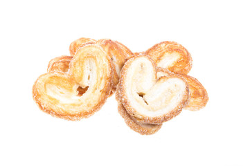 sweet cookies isolated on a white background