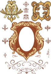 Set of vintage vignettes