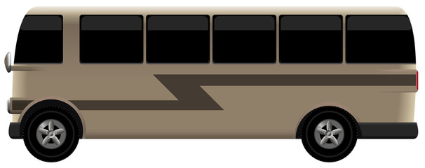 vector retro bus