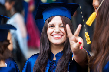 Image of a happy young graduate