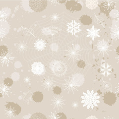 Grange seamless background with nature elements.